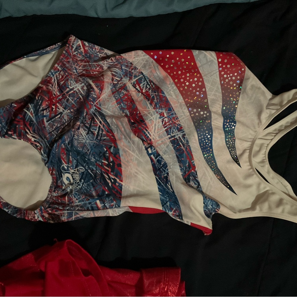 Dance leotard with match in shorts